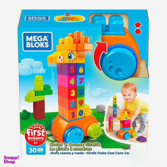 اسباب بازی زرافه 30 قطعه متل (Mattel) سری مگا بلاکس