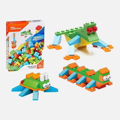 ساختنی 130 قطعه متل (Mattel) سری مگا کانستراکس مدل حیوانات