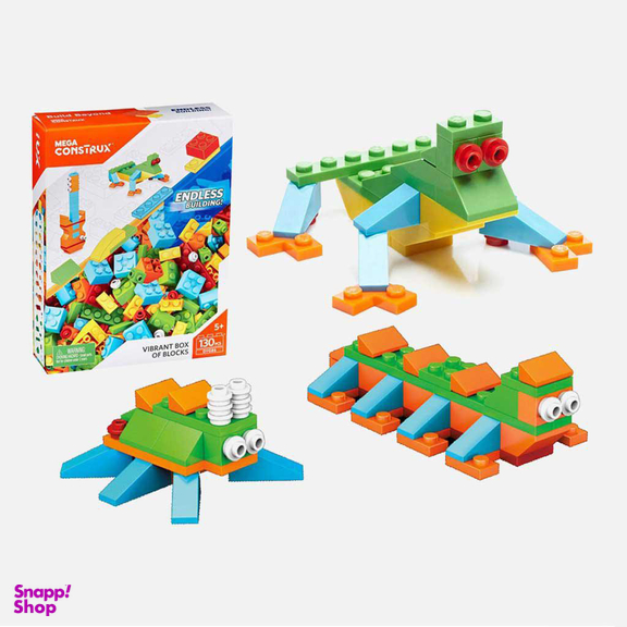 ساختنی 130 قطعه متل (Mattel) سری مگا کانستراکس مدل حیوانات
