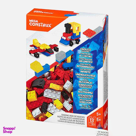 ساختنی 130 قطعه متل (Mattel) سری مگا کانستراکس مدل اسباب بازی وسایل نقلیه
