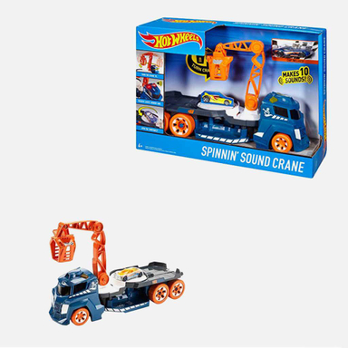 اسباب بازی جرثقیل متل (Mattel) سری هات ویلز مدل چرخشی صدادار