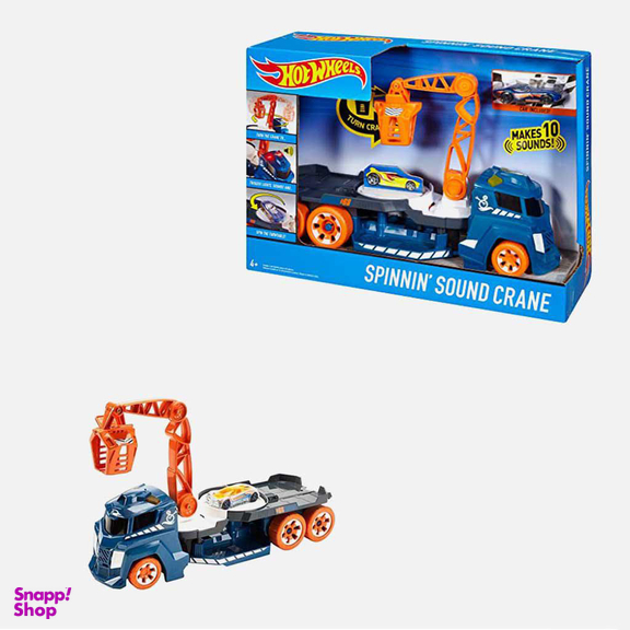 اسباب بازی جرثقیل متل (Mattel) سری هات ویلز مدل چرخشی صدادار