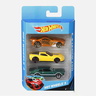 ست اسباب بازی ماشین متل (Mattel) سری هات ویلز سایز کوچک بسته 3 عددی