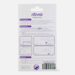قفل کشویی نی نو(Ninno) رنگ سفید