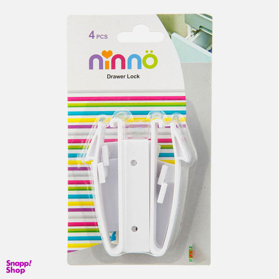 قفل کشویی نی نو(Ninno) رنگ سفید