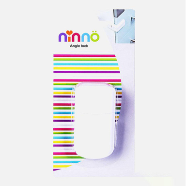 قفل کشویی نی نو(Ninno) مدل گوشه ای رنگ سفید