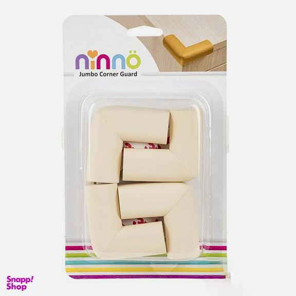محافظ گوشه نی نو(Ninno) مدل جامبو کوچک رنگ کرم