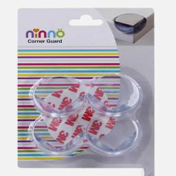 محافظ گوشه گرد نی نو(Ninno)رنگ سفید شفاف