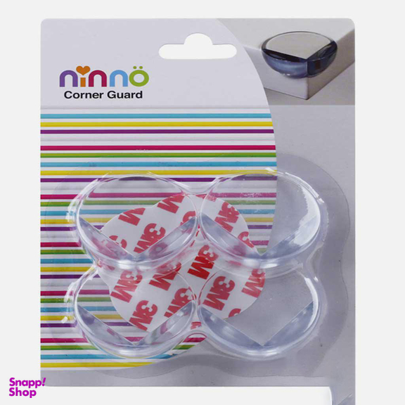 محافظ گوشه گرد نی نو(Ninno)رنگ سفید شفاف