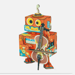 پازل ساختنی سه بعدی روبوتایم (Robotim) سری موزیک باکس مدل نوازنده کوچک