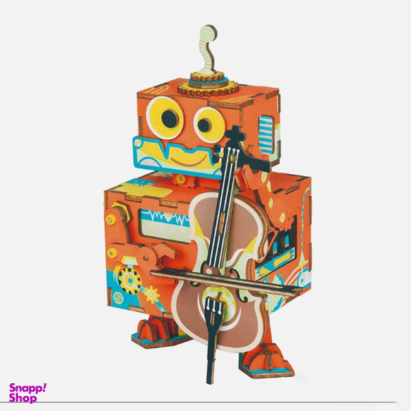 پازل ساختنی سه بعدی روبوتایم (Robotim) سری موزیک باکس مدل نوازنده کوچک