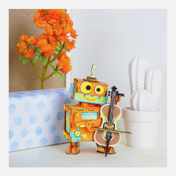 پازل ساختنی سه بعدی روبوتایم (Robotim) سری موزیک باکس مدل نوازنده کوچک