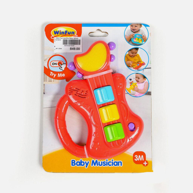 گیتار کوچولو موزیکال وین فان (WinFun) رنگ قرمز