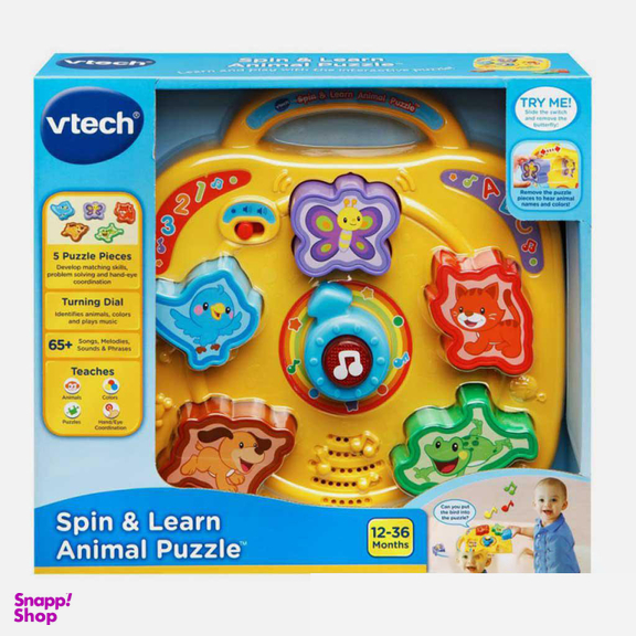 پازل وی تک (Vtech) مدل موزیکال آموزشی حیوانات سری بی بی