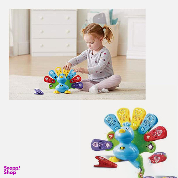اسباب بازی نوزاد وی تک (Vtech) مدل طاووس آموزشی
