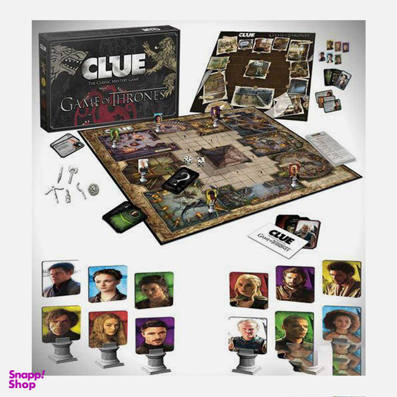 بازی فکری برد گیم هزبرو (Hasbro) مدل کلودو گیم آف ترونز کد HAS-191403