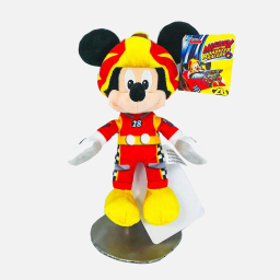 عروسک پلاش میکی موس دیزنی (Disney) کد PDP1601250 سایز 7 اینچ همراه لباس ریسینگ