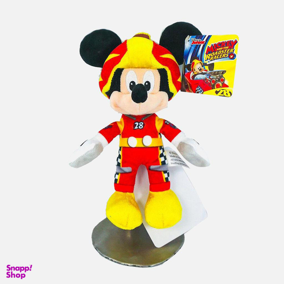 عروسک پلاش میکی موس دیزنی (Disney) کد PDP1601250 سایز 7 اینچ همراه لباس ریسینگ