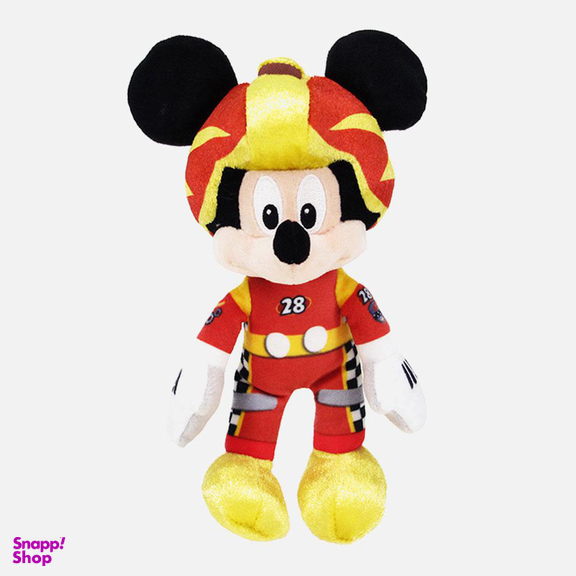 عروسک پلاش میکی موس دیزنی (Disney) کد PDP1601250 سایز 7 اینچ همراه لباس ریسینگ