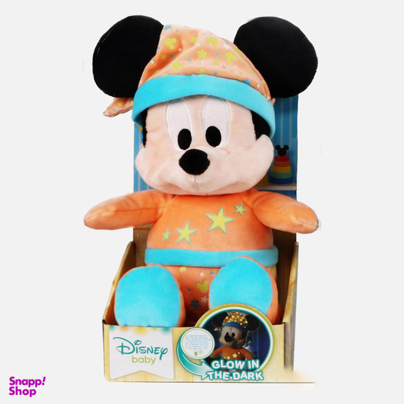 عروسک پلاش میکی موس شبرنگ دیزنی (Disney) کد PDP1700841 سایز 10 اینچ