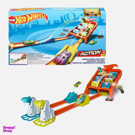 اسباب بازی پیست پرشی دو تایی متل (Mattel) مدل هات ویلز کد GBF89
