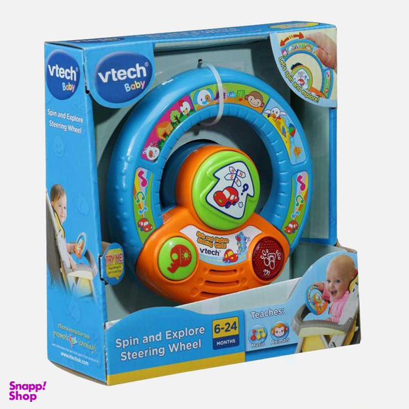 اسباب بازی فرمان موزیکال کالسکه وی تک (Vtech) مدل بی بی کد 100803