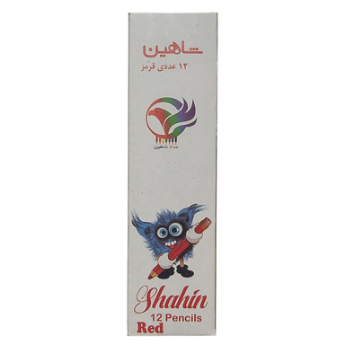 مداد قرمز شاهین کد s05 بسته 12 عددی