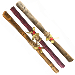 کاغذ کادو پارچه‌ ای کد BF012 به همراه نخ کنفی و پاپیون مجموعه 3 عددی