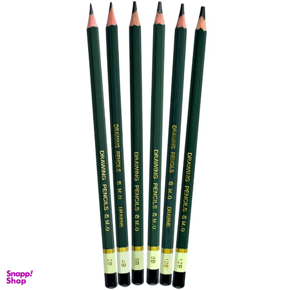 مداد طراحی ام کیو مدل 4B بسته 5 عددی