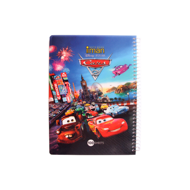 دفتر 100 برگ ایمان کد 8506 طرح ماشین‌ها