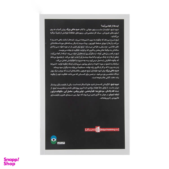کتاب صید ماهی بزرگ اثر دیوید لینچ انتشارات بیدگل‌