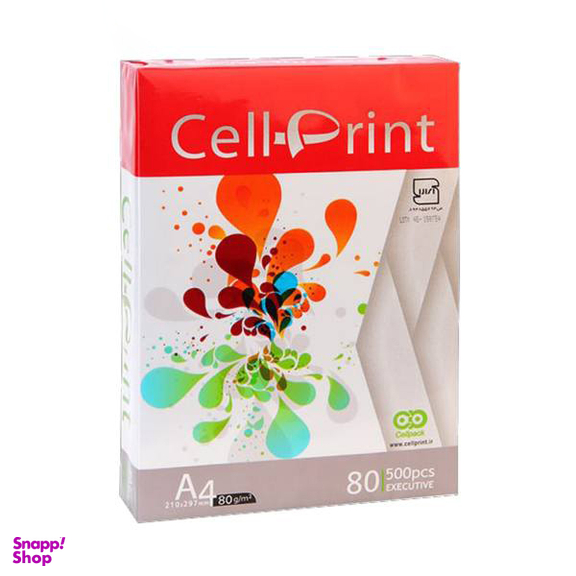 کاغذ سل پرینت (Cell-Print) سایز A4 بسته 500 عددی