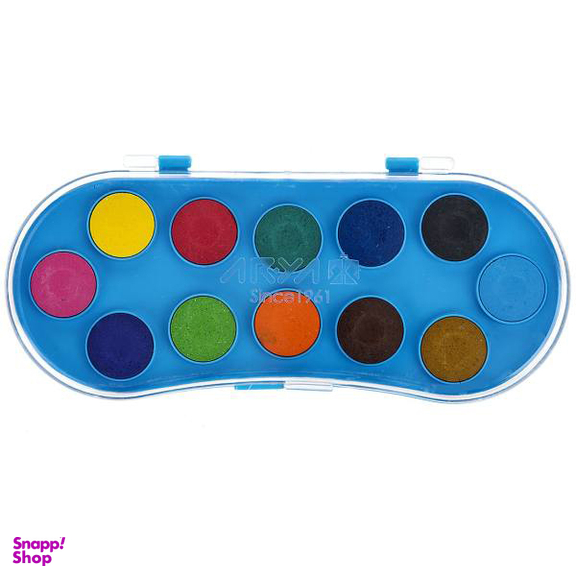 آبرنگ بیضی آریا (Arya) سایز کوچک بسته 12 رنگ