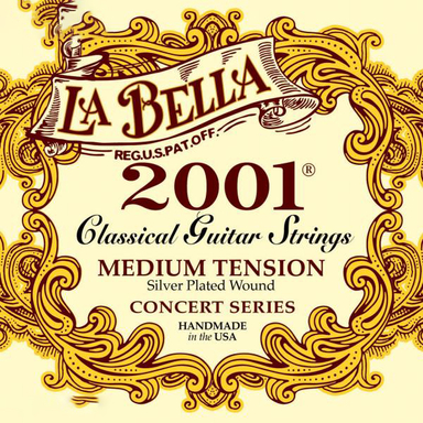 سیم گیتار کلاسیک لا بلا (La Bella) مدل 2001 Medium Tension