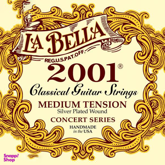 سیم گیتار کلاسیک لا بلا (La Bella) مدل 2001 Medium Tension