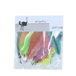 پر رنگی چرم حریر (Harir Leather) مدل Fc15 بسته 15 عددی
