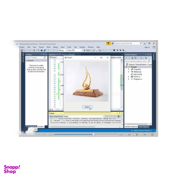 نرم افزار آموزش #Visual C سطح مقدماتی تا پیشرفته نشر پرند