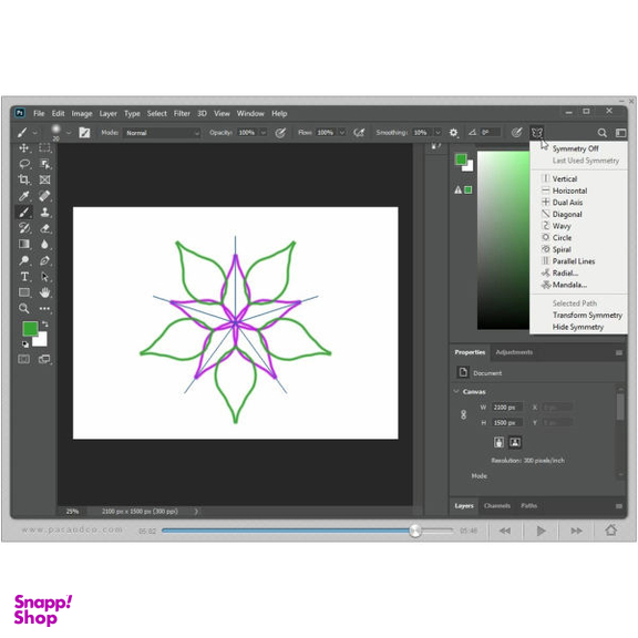نرم افزار آموزش Photoshop 2020 نشر پرند
