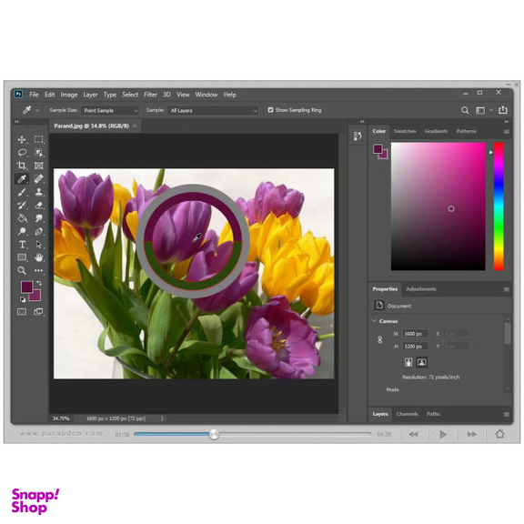 نرم افزار آموزش Photoshop 2020 نشر پرند