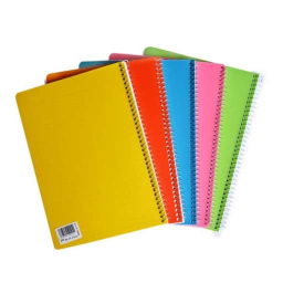 دفتر 80 برگ سیمی مدل جلد طلقی