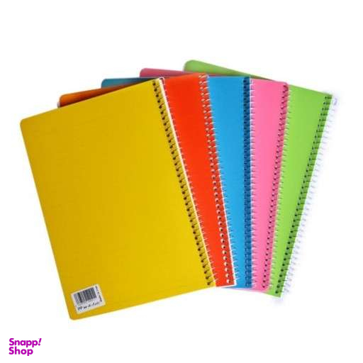 دفتر 80 برگ سیمی مدل جلد طلقی