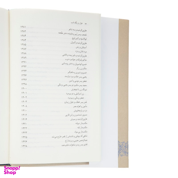 کتاب هزار و یک شب اثر ابراهیم اقلیدی نشر مرکز 5 جلد