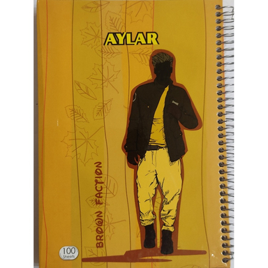 دفتر 100 برگ آیلار مدل کلاسیک کد Ye01