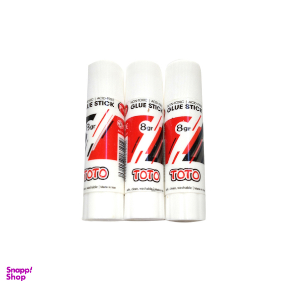 چسب ماتیکی توتو مدل Glue Stick بسته 3 عددی