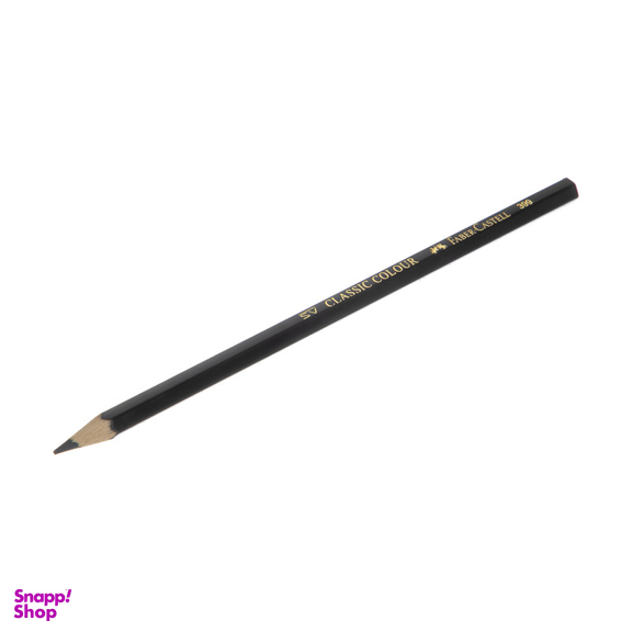 مداد رنگی 12 رنگ فابر کاستل (Faber Castell) مدل جعبه فلزی استوانه ای طرح قلعه