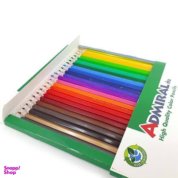 مداد رنگی 24 رنگ آدمیرال مدل 761C24