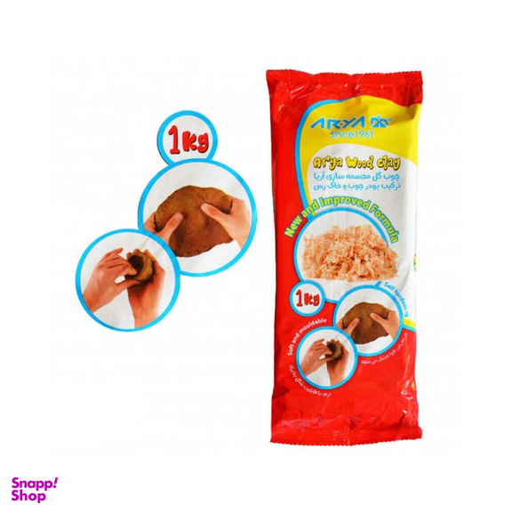 چوب گل مجسمه سازی آریا (Arya) ترکیب پودر چوب و خاک رس