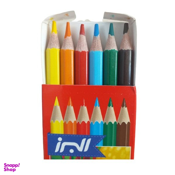 مداد رنگی 6 رنگ البرز (Alborz) مدل میمون