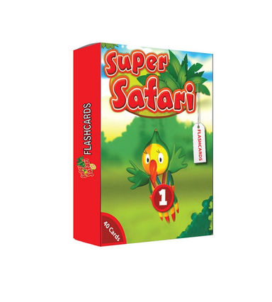 فلش کارت Super Safari 1 بسته 40 عددی