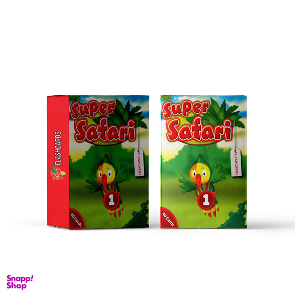 فلش کارت Super Safari 1 بسته 40 عددی